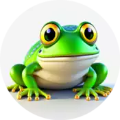 Ein Frosch