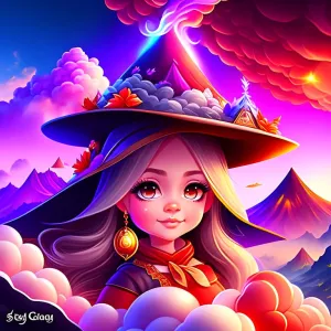 A Witch's Volcano Adventure