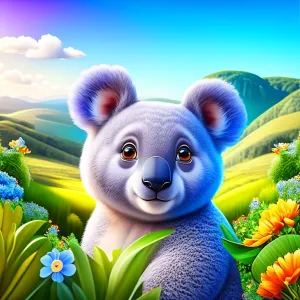 L'aventure du petit koala et du robot