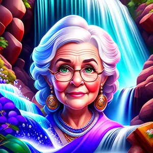 La abuela y el troll en Whispering Falls