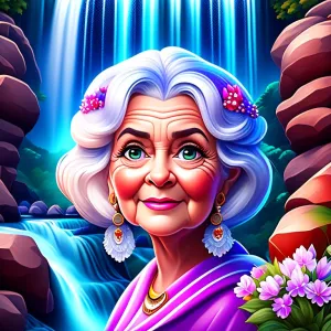 The Waterfall, the Piggy, and the Grandma King