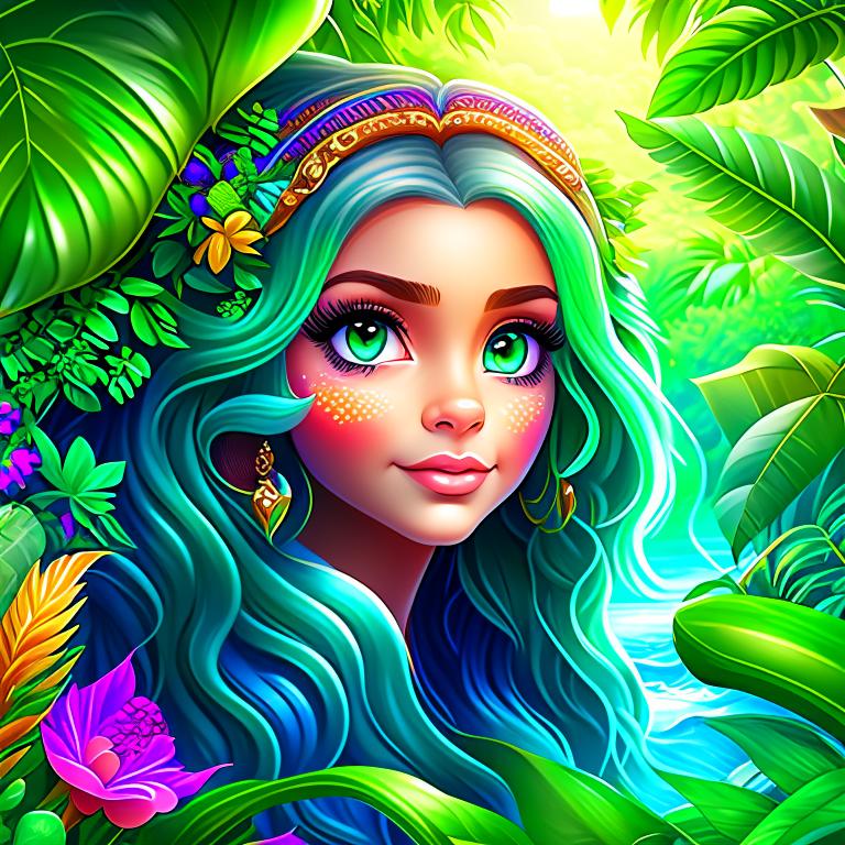 La Sirena y el Secreto de la Jungla Esmeralda