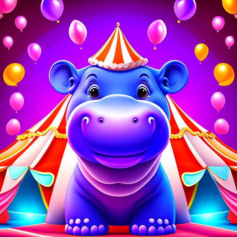 The Early Rising Hippo at the Circus