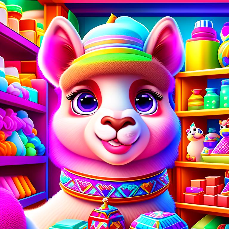 The Lama and the Fish’s Toy Store Adventure