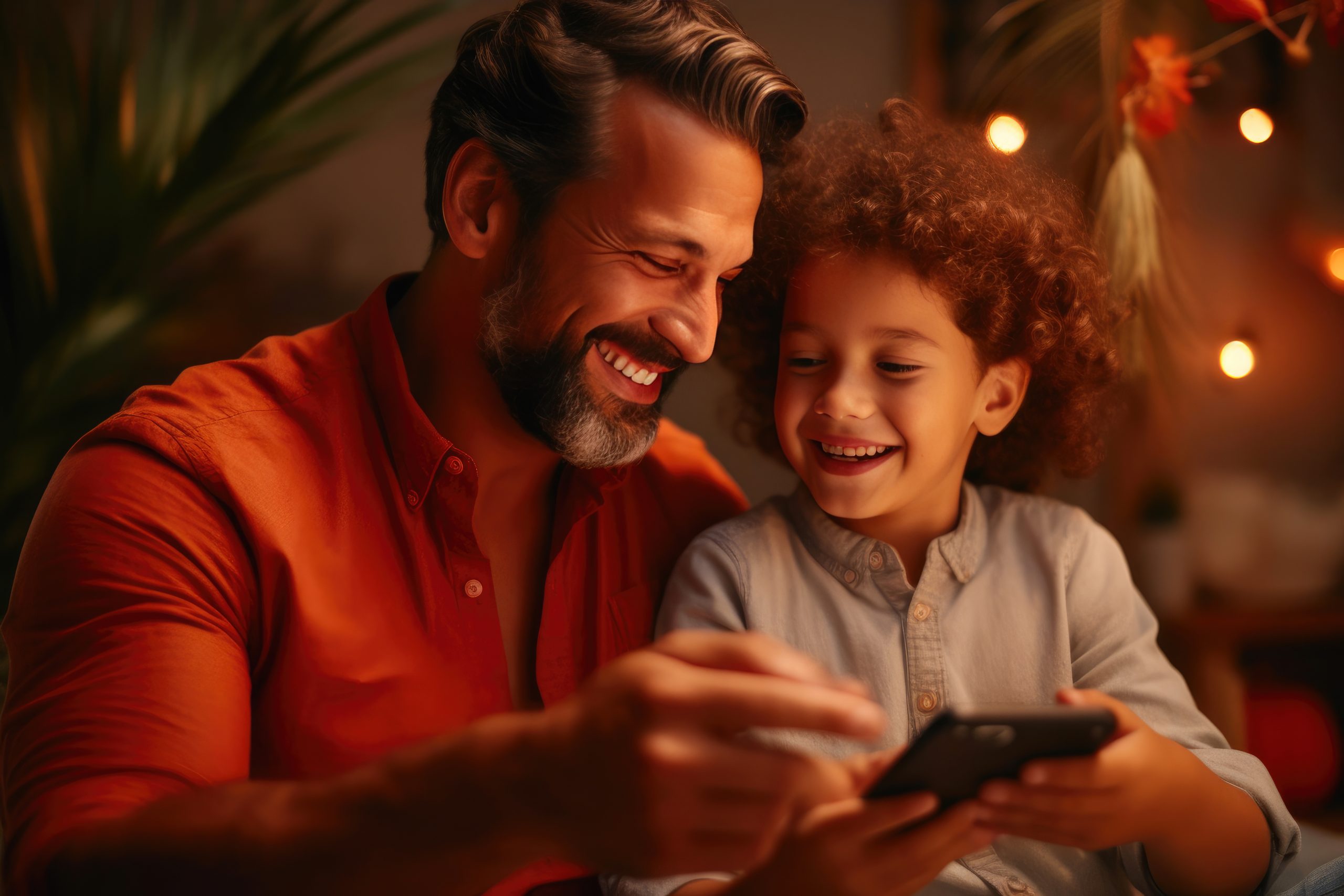 Capturing Memories with Dad on a Smartphone